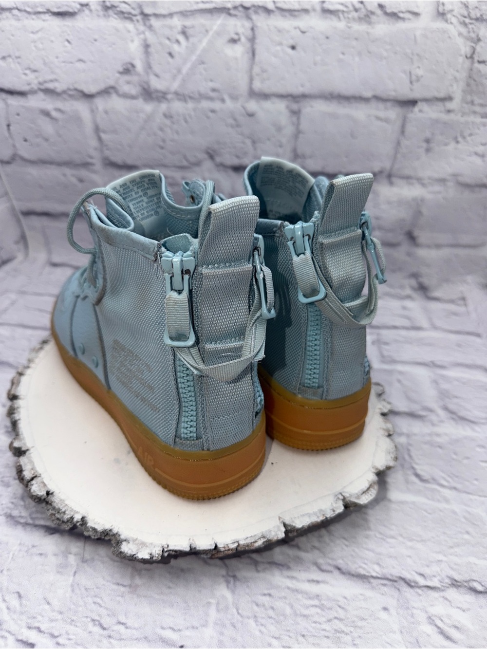 Nike SF Air Force 1 Mid GS 'Ocean Bliss' Boys Size 7Y Shoes Style: AJ0424-401 - Picture 4 of 11
